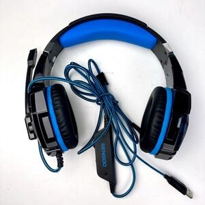 BENGOO G9000 Stereo Gaming Headset for PS4 PC Xbox One PS5 Controller Black Blue